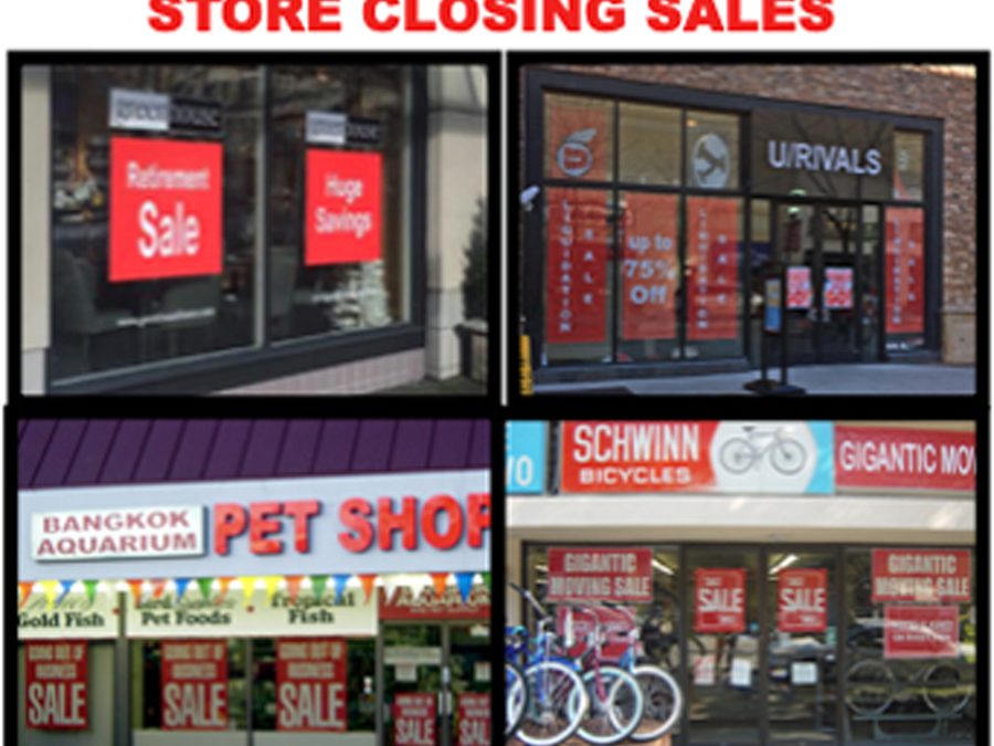 Different Types Of Store Closing Sales